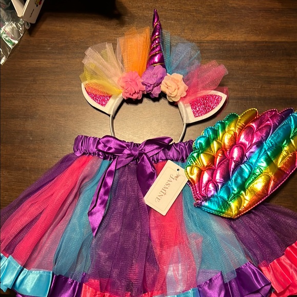Jasmine Other - 🦄 Purple, Pink & Blue. Unicorn Tutu, Headband & Wings!🦄